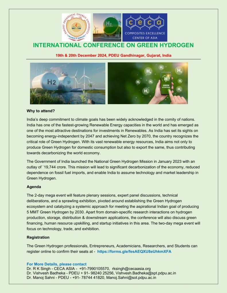 International Conference on Green Hydrogen